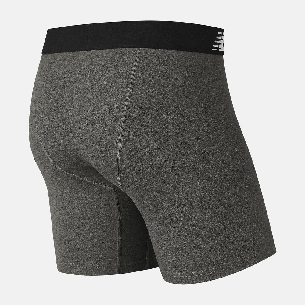 Underwear | Men New Balance Mens 6 Inch Ultra Boxer Brief Heather Grey