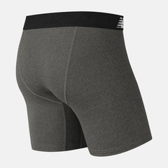 Underwear | Men New Balance Mens 6 Inch Ultra Boxer Brief Heather Grey