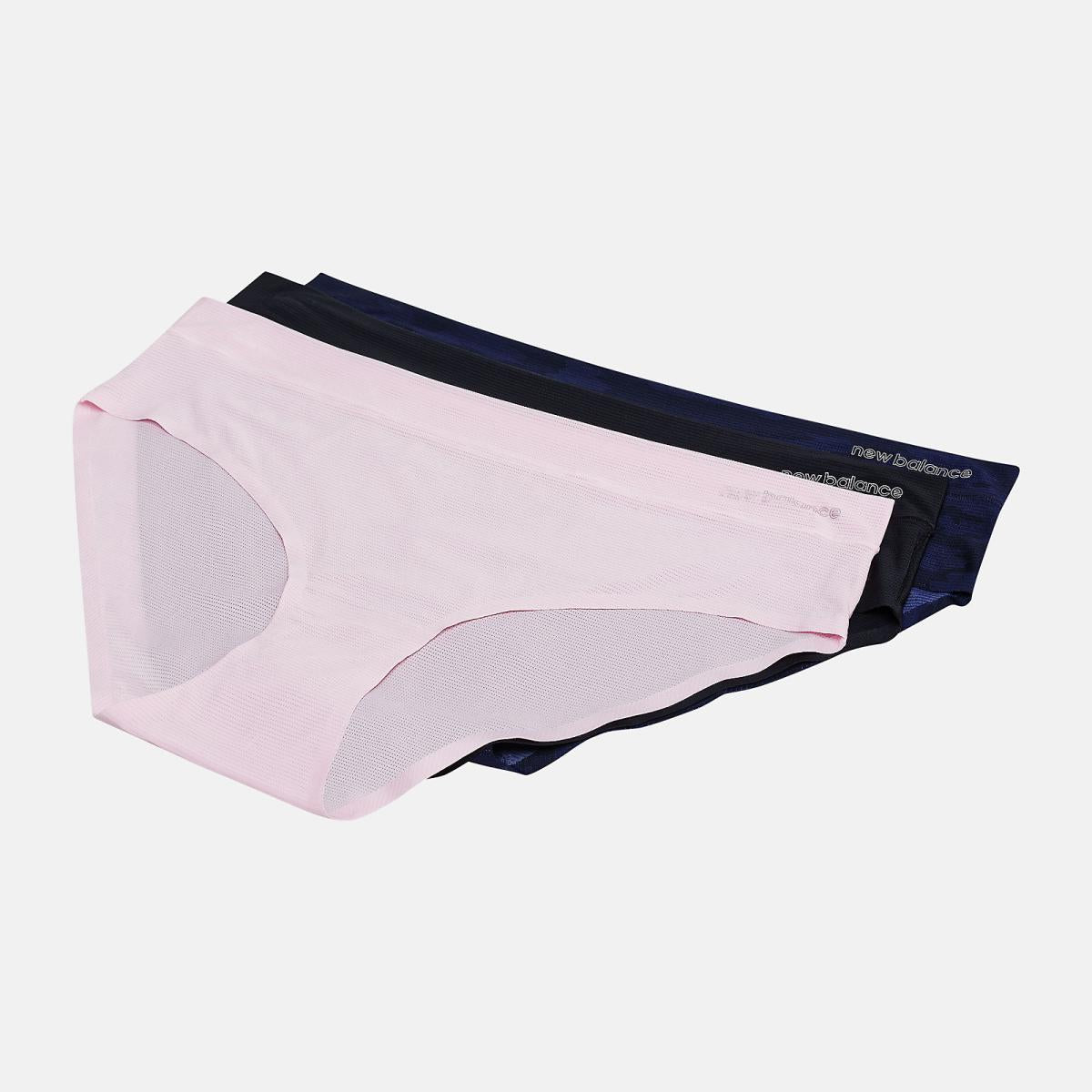 Underwear | Women New Balance Womens Breathe Hipster 2.0 3 Pack Desert Rose