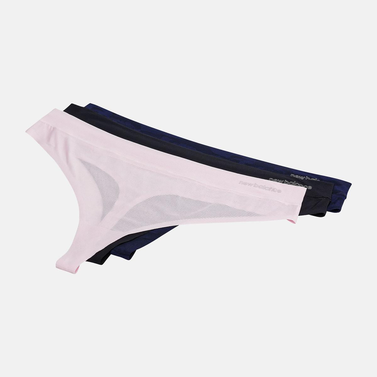 Underwear | Women New Balance Womens Breathe Thong 2.0 3 Pack Desert Rose