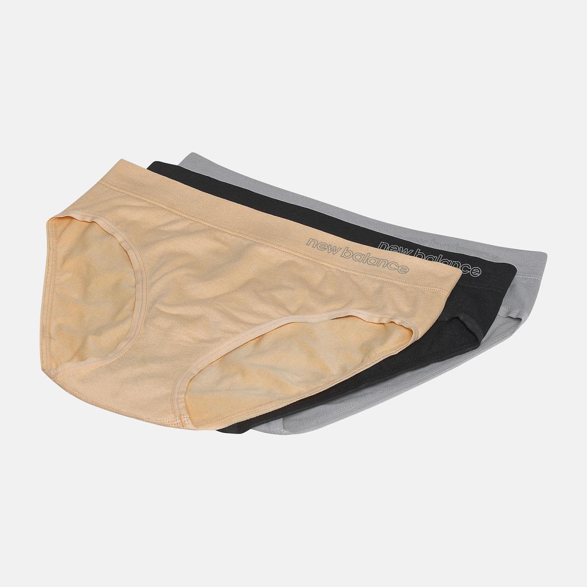 Underwear | Women New Balance Womens Performance Hipster 3 Pack High Rise With Black