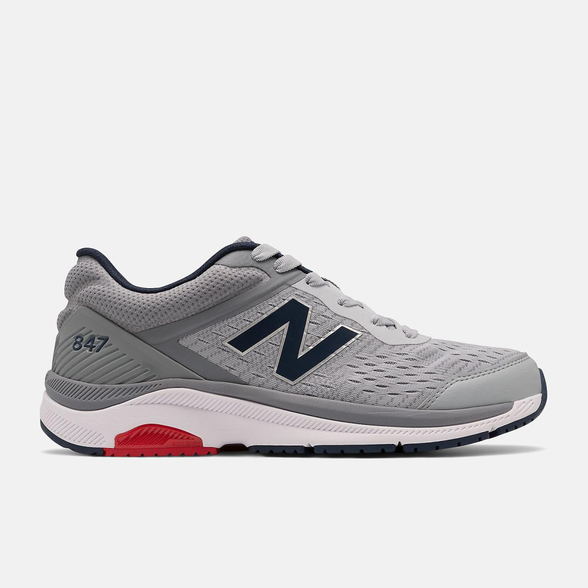 Walking | Men New Balance 847v4 Silver Mink With Gunmetal And Natural Indigo