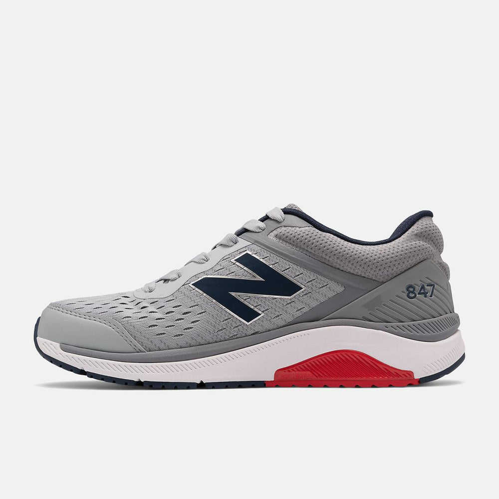 Walking | Men New Balance 847v4 Silver Mink With Gunmetal And Natural Indigo
