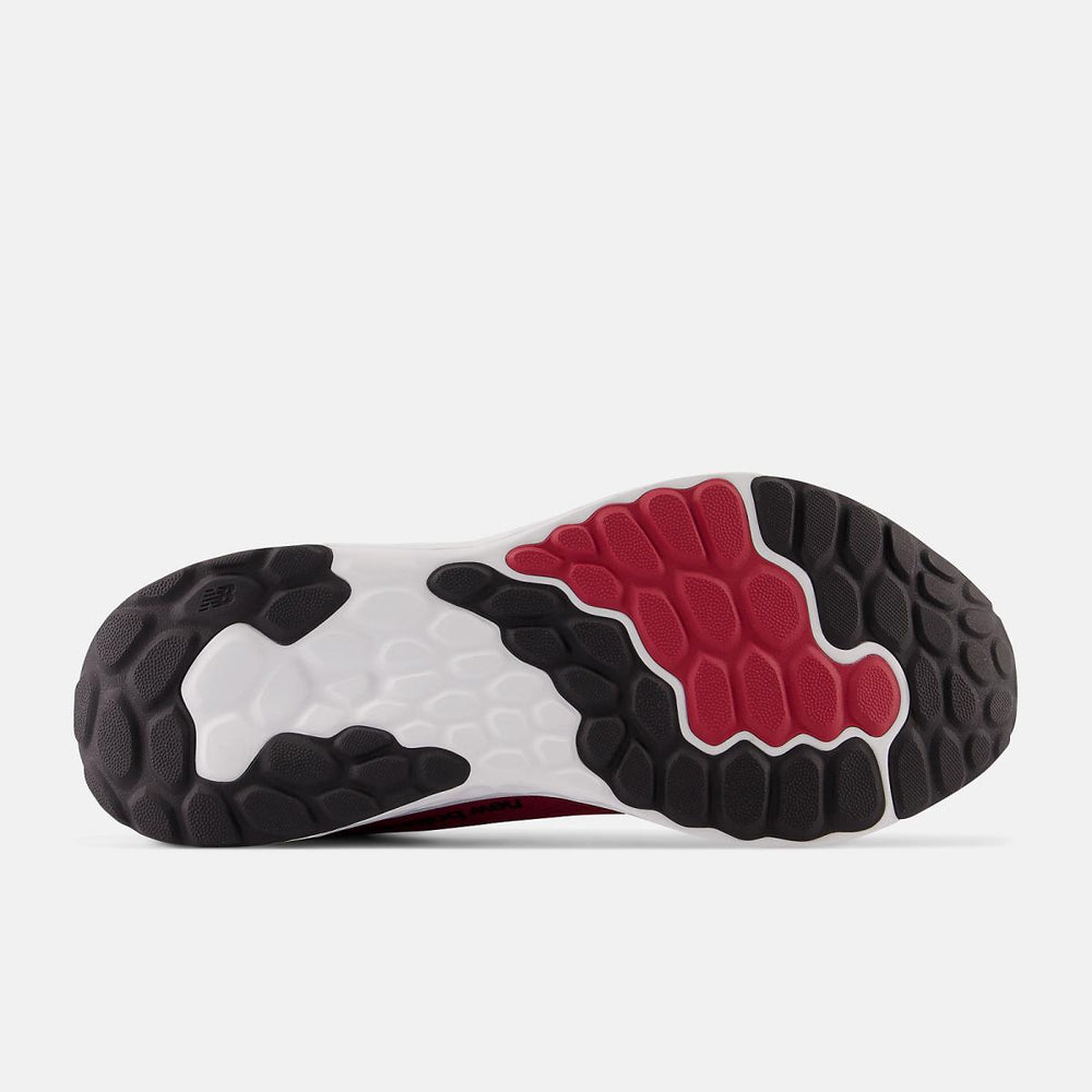 Walking | Men New Balance Fresh Foam Arishi V4 Crimson With White And Silver Metallic