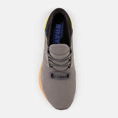 Walking | Men New Balance Fresh Foam Roav Harbor Grey With Blaze Orange And Cosmic Pineapple