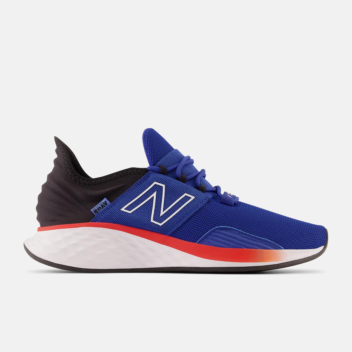 Walking | Men New Balance Fresh Foam Roav Team Royal With Neo Flame And Black