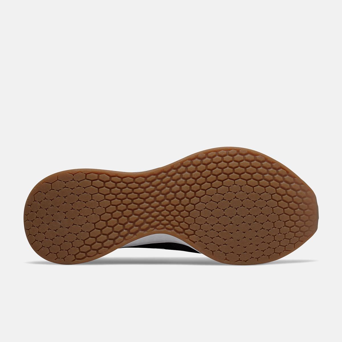 Walking | Men New Balance Fresh Foam Roav Tee Shirt Black With Light Aluminum