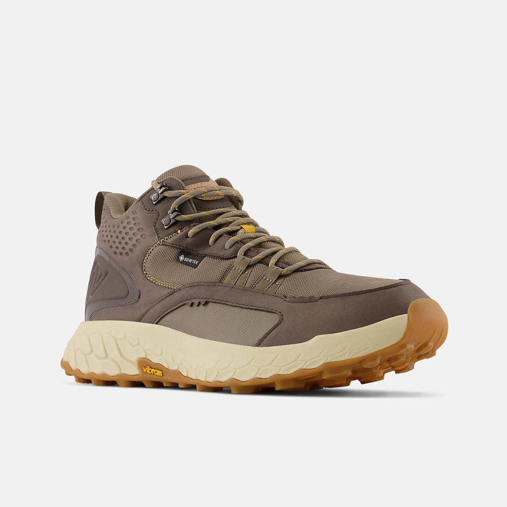 Walking | Men New Balance Fresh Foam X Hierro Mid GTX Wren With Bungee And Golden Hour