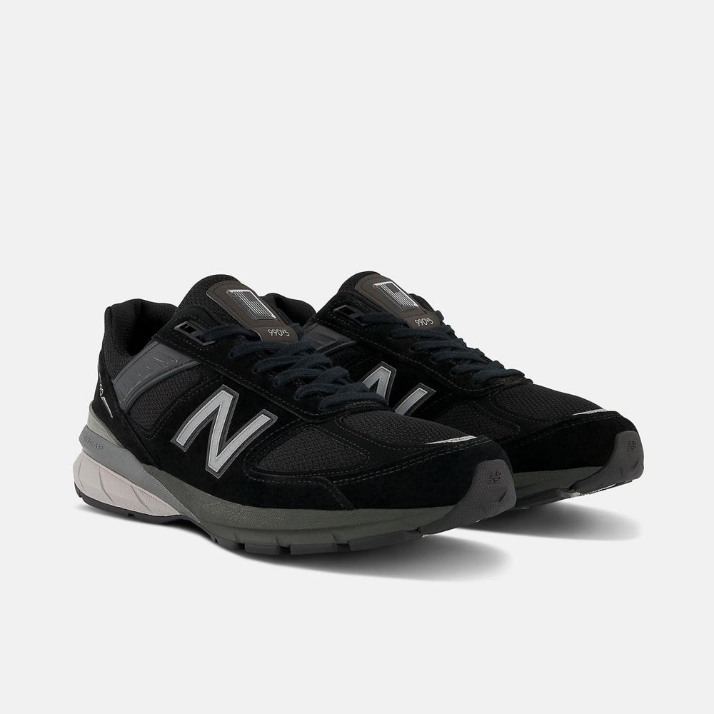 Walking | Men New Balance MADE In USA 990v5 Core Black With Silver