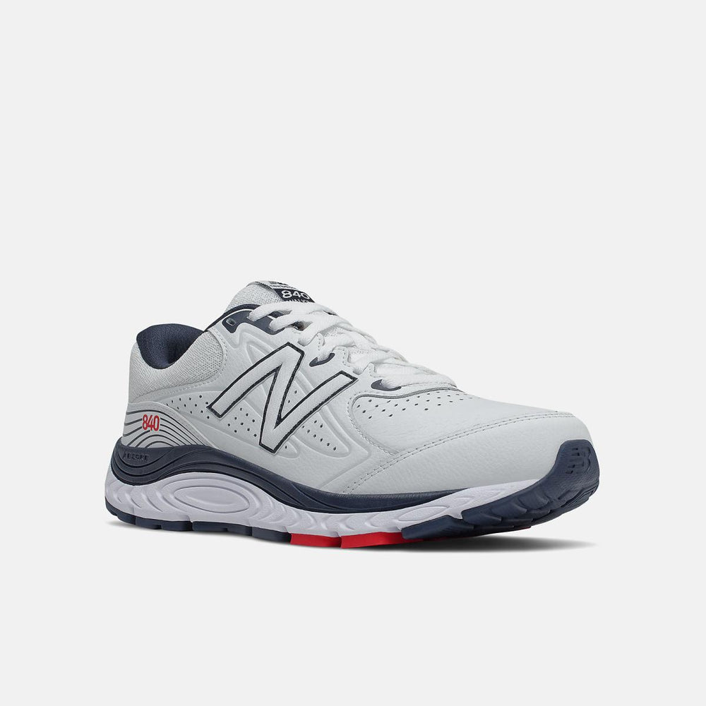 Walking | Men New Balance MW840V3 White With Natural Indigo